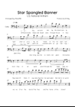 Star Spangled Banner - Nacional Anthem of the United States - Solo Bassoon in D With Lyrics