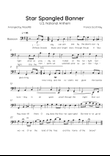 Star Spangled Banner - Nacional Anthem of the United States - Solo Bassoon in G With Lyrics