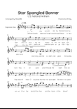 Star Spangled Banner - Nacional Anthem of the United States - Solo Soprano Sax in D With Lyrics