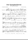 Star Spangled Banner - Nacional Anthem of the United States - Solo Soprano Sax in G With Lyrics