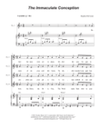 The Immaculate Conception (Vocal Trio - (SAB)