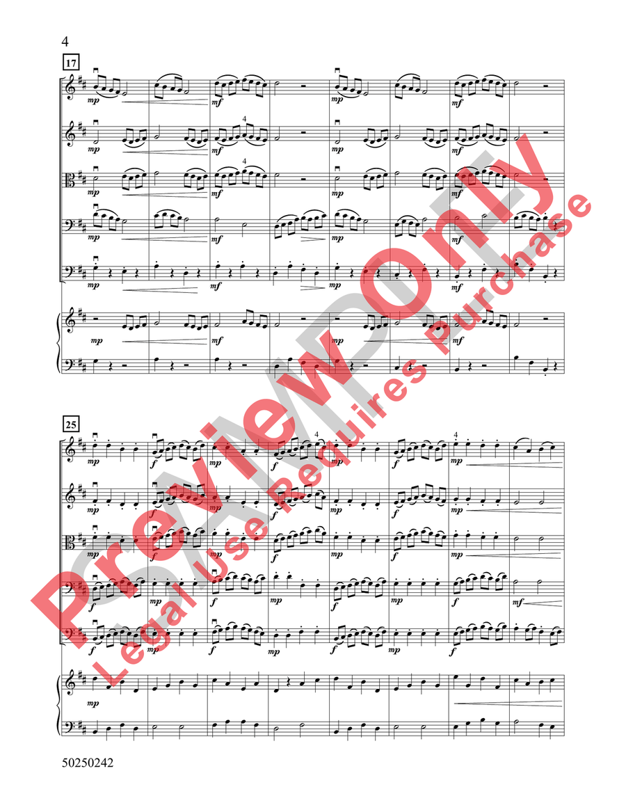 Ambulations String Orchestra - Sheet Music page 3