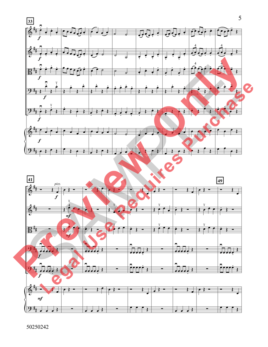 Ambulations String Orchestra - Sheet Music page 4