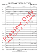 Song For The Manatees Concert Band scores gallery preview page 4