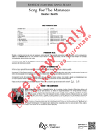 Song For The Manatees Concert Band scores gallery preview page 3