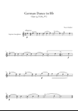 German Dance in Bb, Opus 33, D. 783, N°7