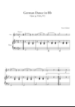 German Dance in Bb, Opus 33, D. 783, N°7