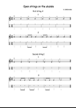 Open Strings on the Ukulele / Puste struny na ukulele