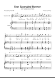 Star Spangled Banner - Nacional Anthem of the United States - Clarinet & Piano in Ab With Lyrics