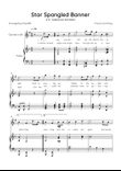 Star Spangled Banner - Nacional Anthem of the United States - Clarinet & Piano in F With Lyrics