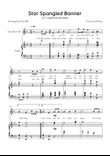 Star Spangled Banner - Nacional Anthem of the United States - Clarinet & Piano in Eb With Lyrics