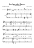 Star Spangled Banner - Nacional Anthem of the United States - Clarinet & Piano in G With Lyrics
