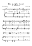 Star Spangled Banner - Nacional Anthem of the United States - Flute & Piano in A Major With Lyrics