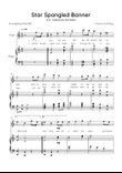 Star Spangled Banner - Nacional Anthem of the United States - Flute & Piano in C Major With Lyrics