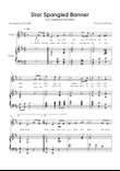 Star Spangled Banner - Nacional Anthem of the United States - Flute & Piano in D Major With Lyrics