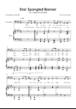 Star Spangled Banner - Nacional Anthem of the United States - Flute & Piano in E Major With Lyrics