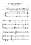 Star Spangled Banner - Nacional Anthem of the United States - Oboe & Piano in A Major With Lyrics