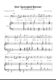 Star Spangled Banner - Nacional Anthem of the United States - Oboe & Piano in C Major With Lyrics