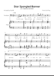 Star Spangled Banner - Nacional Anthem of the United States - Tenor Sax & Piano in Bb With Lyrics