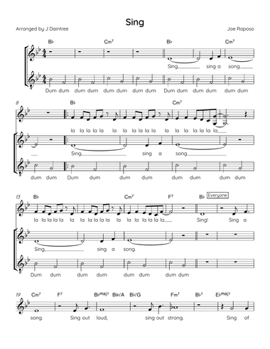 Sing