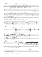 Par delà - Percussion Bass Clarinet scores gallery preview page 3