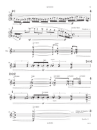 Par delà - Percussion Bass Clarinet scores gallery preview page 5