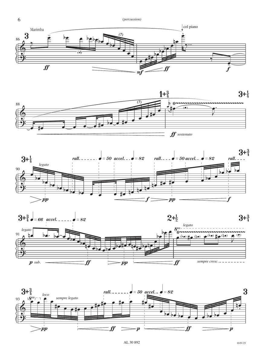 Par delà - Percussion Bass Clarinet - Digital Sheet Music page 6