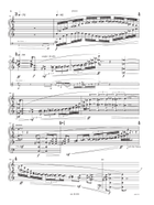 Par delà - Piano Bass Clarinet scores gallery preview page 6