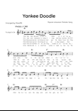 Yankee Doodle - Solo Tenor Sax in Ab Major With Chords & Lyric