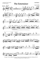 The Entertainer Guitar Ensemble scores gallery preview page 3