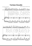 Yankee Doodle - Bassoon & Piano in E Major With Chords & Lyric