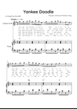 Yankee Doodle - Bassoon & Piano in F Major With Chords & Lyric