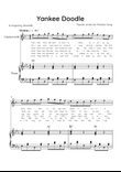Yankee Doodle - Clarinet & Piano in Eb Major With Chords & Lyric