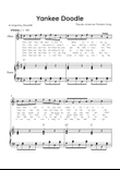 Yankee Doodle - Flute & Piano in C Major With Chords & Lyric