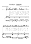 Yankee Doodle - Soprano Sax & Piano in G Major With Chords & Lyric