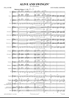 Alive and Swingin' Concert Band scores gallery preview page 3