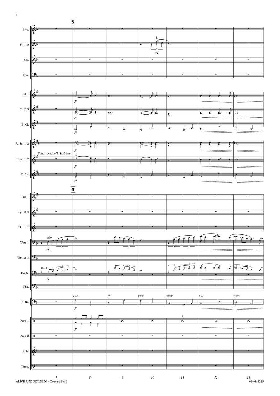 Alive and Swingin' Concert Band - Digital Sheet Music page 4
