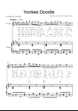Yankee Doodle - Violin & Piano in G Major With Chords & Lyric