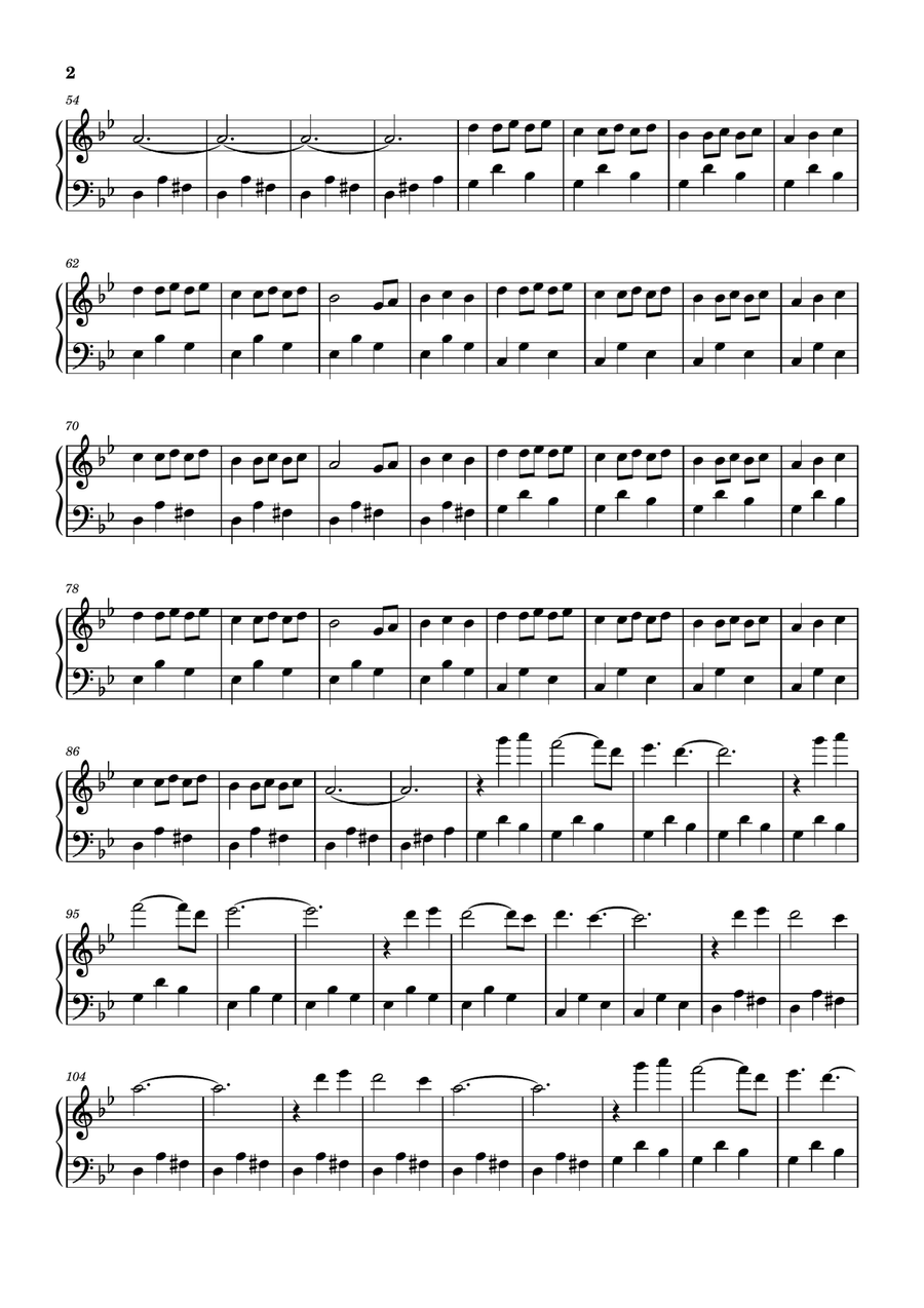 Valse Piano, Vocal - Digital Sheet Music page 2