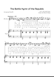 The Battle Hymn of the Republic - Alto Sax & Piano in G Major With Chords & Lyric