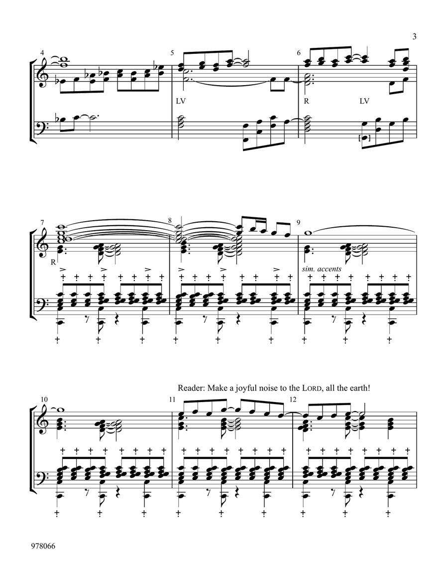Shout for Joy by Cathy Moklebust 5-Octaves - Sheet Music page 3