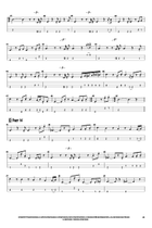 Shine On You Crazy Diamond (Parts 1-5) Bass Guitar Tablature scores gallery preview page 3