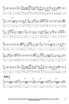 Shine On You Crazy Diamond (Parts 1-5) Bass Guitar Tablature scores gallery preview page 4