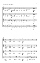 Nunc Dimittis 4-Part scores gallery preview page 3