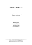 Night Crawler - Score Only
