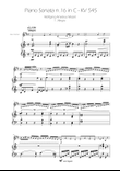 Sonata No. 16 in C Major KV 545 - Allegro - Bass Clarinet Solo w/ Piano