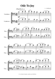 Ode to Joy (Beethoven's 9th Symphony Theme) | TROMBONE DUET