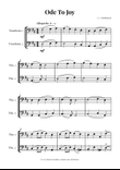 Ode to Joy (Beethoven's 9th Symphony Theme) | TROMBONE DUET