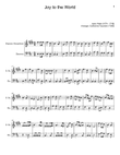 Joy to the World - Arranged for S. Sax. and Bassoon.