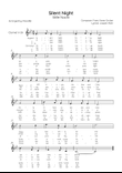 Silent Night (Stille Nacht) - Clarinet in Ab Major With Chords & lyrics in English & Germany - Easy
